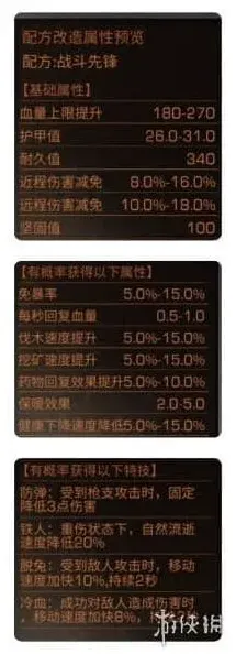 明日之后属性