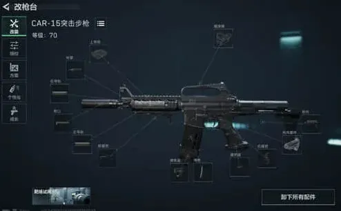 三角洲行动：CAR15改枪台配置全攻略