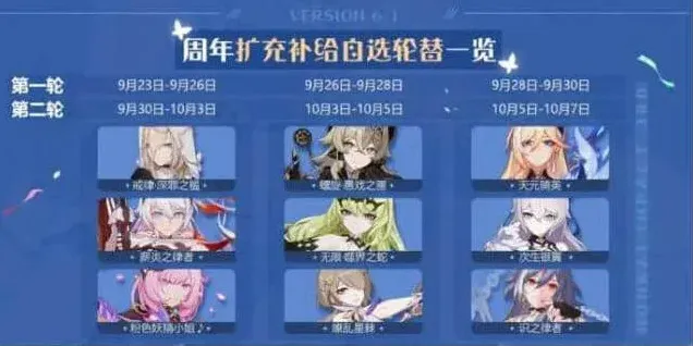 崩坏3六周年自选扩充选择流程详解