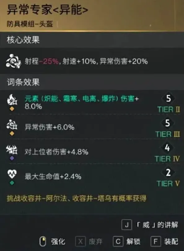 异常选择