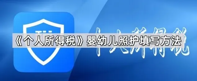 《个人所得税》婴幼儿照护填写技巧教程