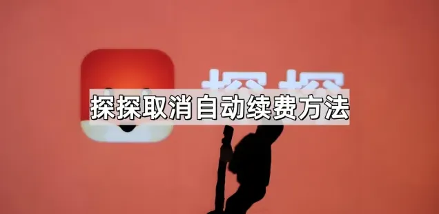 《探探》取消自动续费实用方法