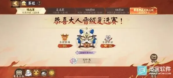 阴阳师决胜巅峰往届分数线汇总：2026小赛季分数线预测