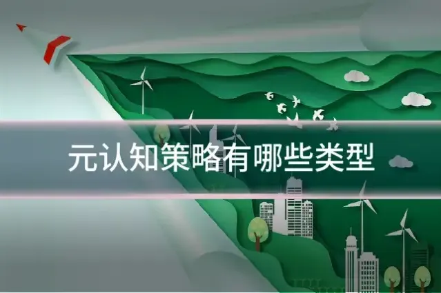 元认知策略有哪些类型