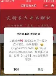 小红书水印