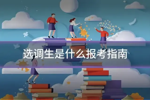 选调生是什么报考指南