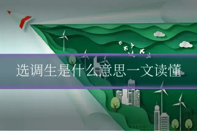 选调生是什么意思一文读懂