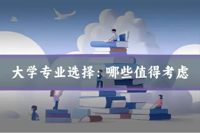 大学专业选择：哪些值得考虑