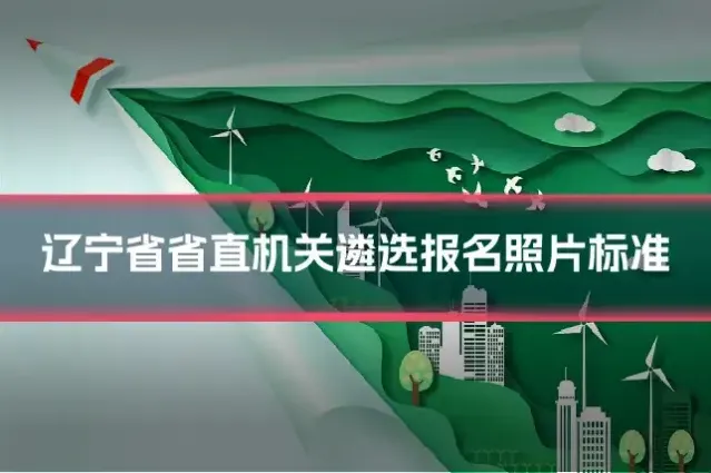 辽宁省省直机关遴选报名照片标准