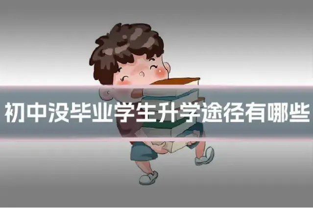 初中没毕业学生升学途径有哪些