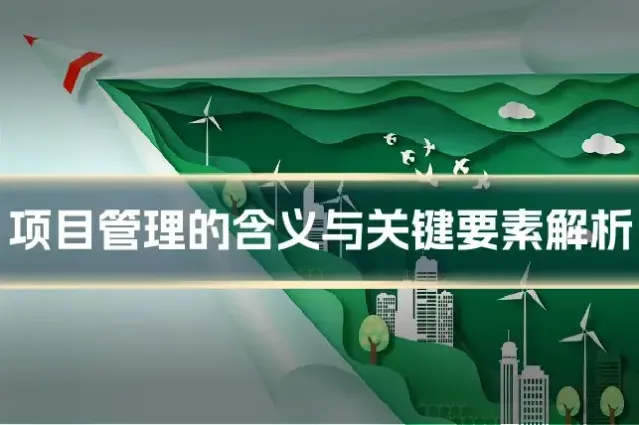 项目管理的含义与关键要素解析