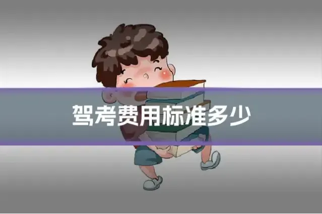 驾考费用标准多少