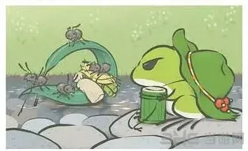 旅行青蛙稀有明信片河边打水技巧