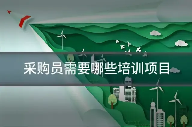 采购员需要哪些培训项目