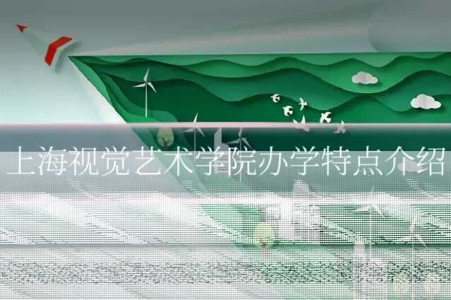 上海视觉艺术学院办学特点介绍