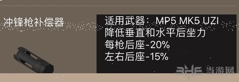 《荒野行动》冲锋枪补偿器作用介绍 实战效果分析