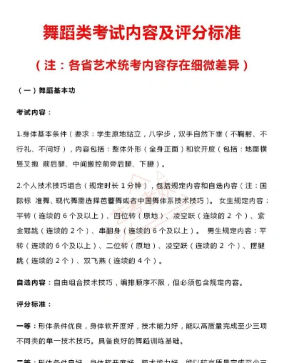 舞蹈艺考