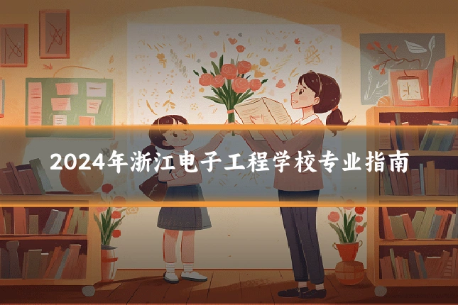 2024年浙江电子工程学校专业指南
