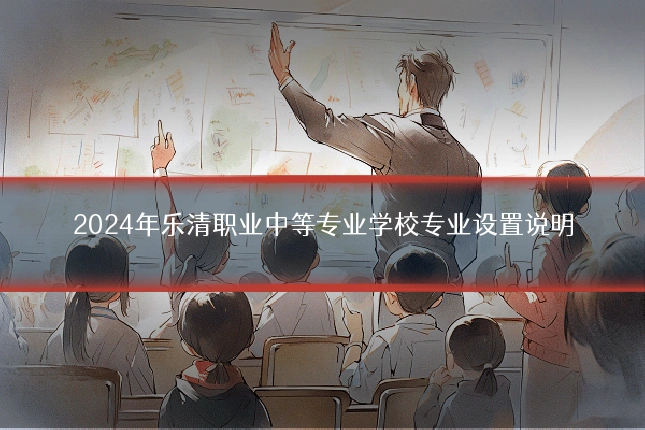 2024年乐清职业中等专业学校专业设置说明