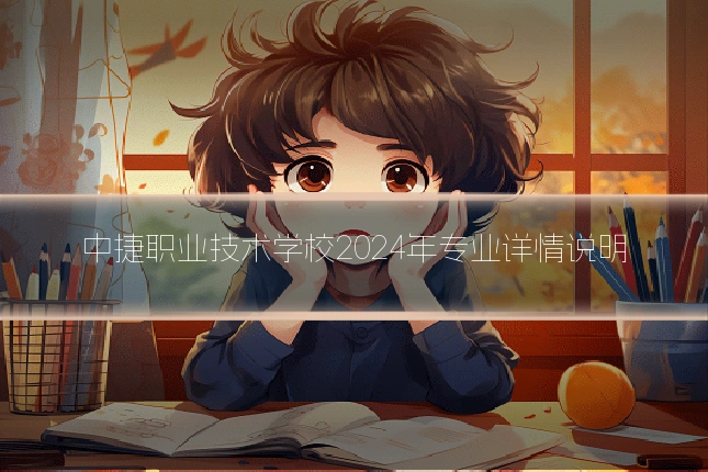 中捷职业技术学校2024年专业详情说明