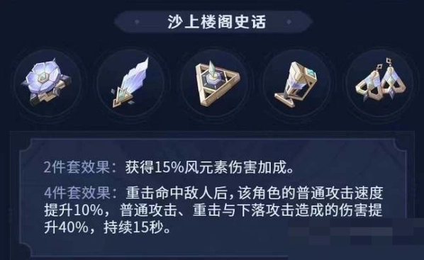 原神沙上楼阁史话角色搭配教程