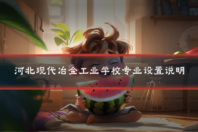 河北现代冶金工业学校专业设置说明