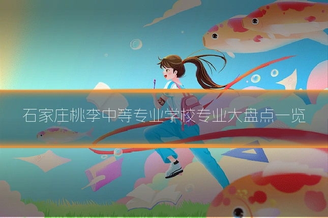 石家庄桃李中等专业学校专业大盘点一览