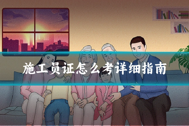 施工员证怎么考详细指南