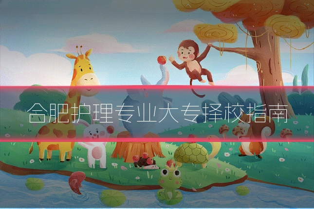 合肥护理专业大专择校指南