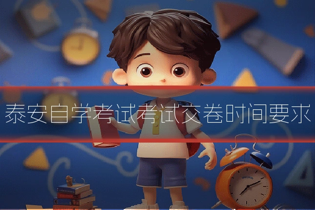 泰安自学考试考试交卷时间要求
