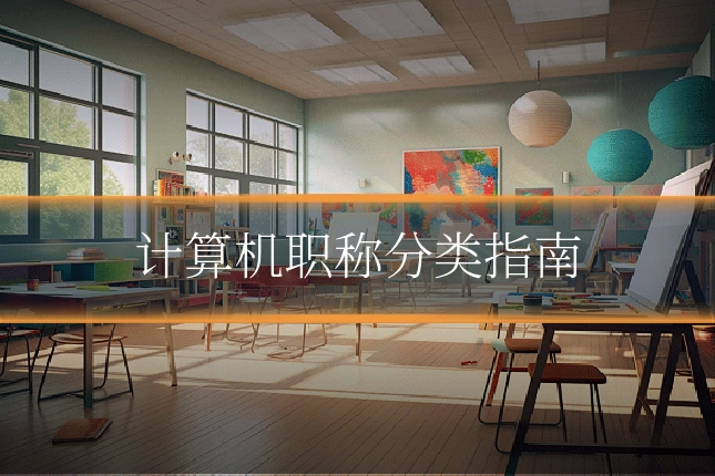 计算机职称分类指南