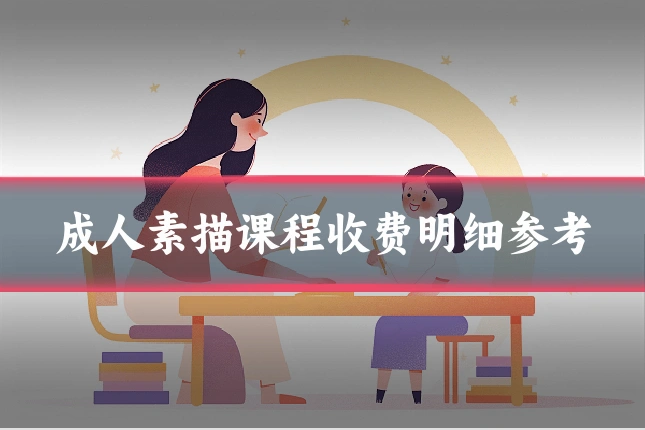 成人素描课程收费明细参考