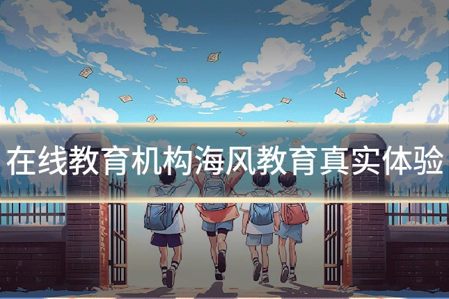 在线教育机构海风教育真实体验