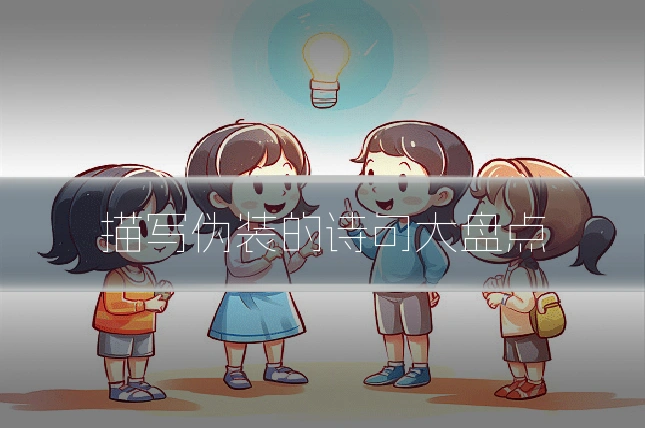 描写伪装的诗句大盘点