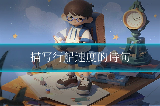 描写行船速度的诗句