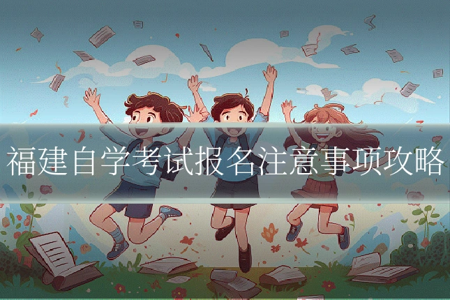 福建自学考试报名注意事项攻略