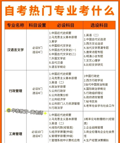 专业选择