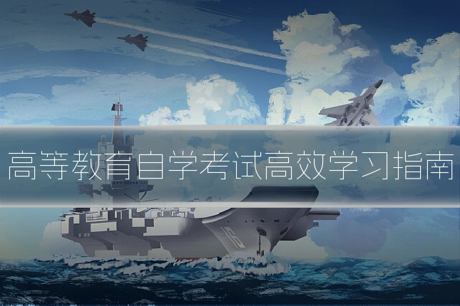 高等教育自学考试高效学习指南