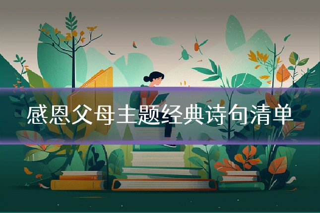 感恩父母主题经典诗句清单