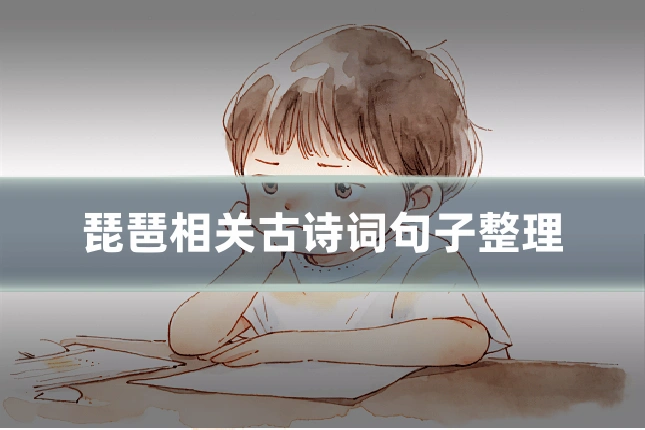 琵琶相关古诗词句子整理