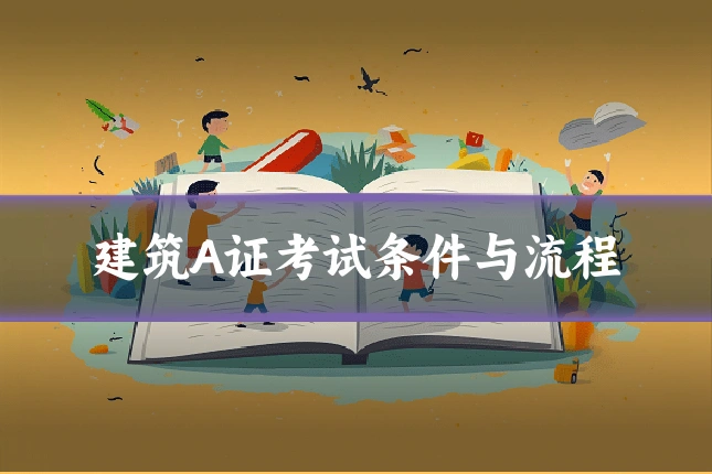 建筑A证考试条件与流程