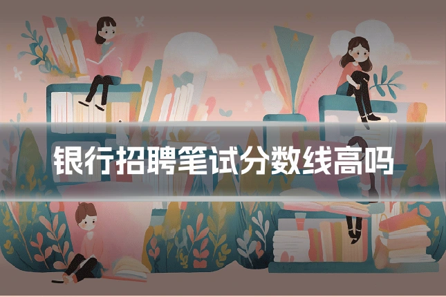 银行招聘笔试分数线高吗