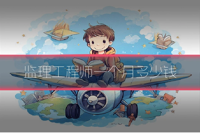 监理工程师一个月多少钱
