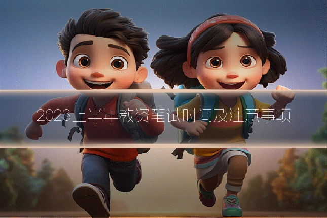 2023上半年教资笔试时间及注意事项