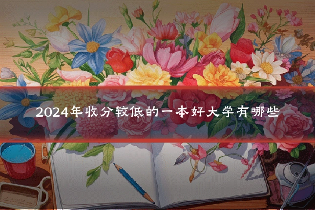 2024年收分较低的一本好大学有哪些