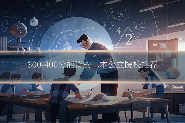 300-400分能读的二本公立院校推荐