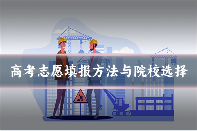 高考志愿填报方法与院校选择
