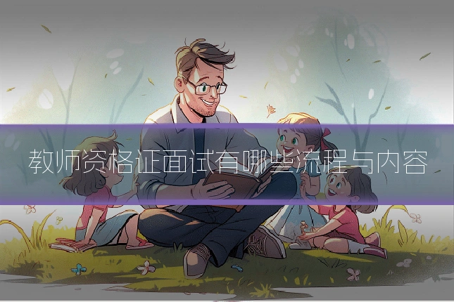 教师资格证面试有哪些流程与内容