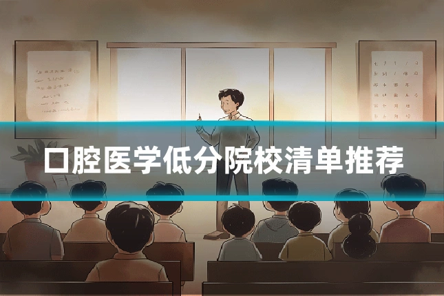 口腔医学低分院校清单推荐