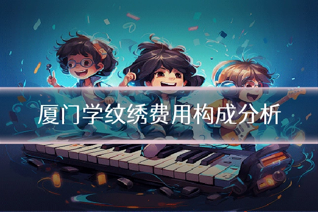 厦门学纹绣费用构成分析